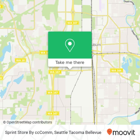 Mapa de Sprint Store By ccComm