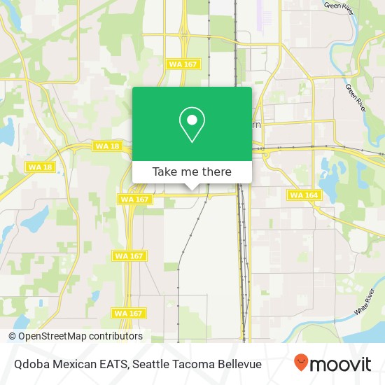 Qdoba Mexican EATS map