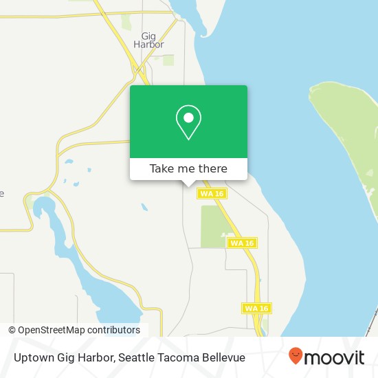 Uptown Gig Harbor map