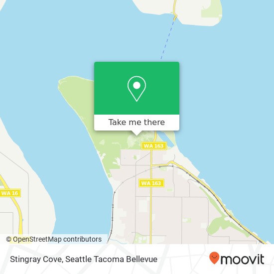 Stingray Cove map