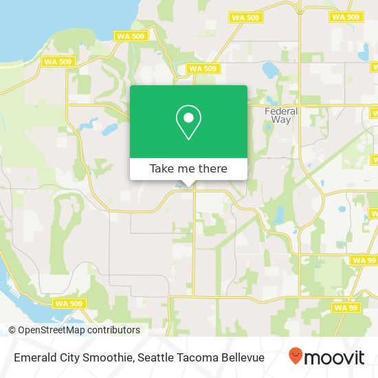 Emerald City Smoothie map