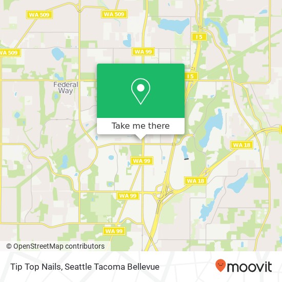 Tip Top Nails map