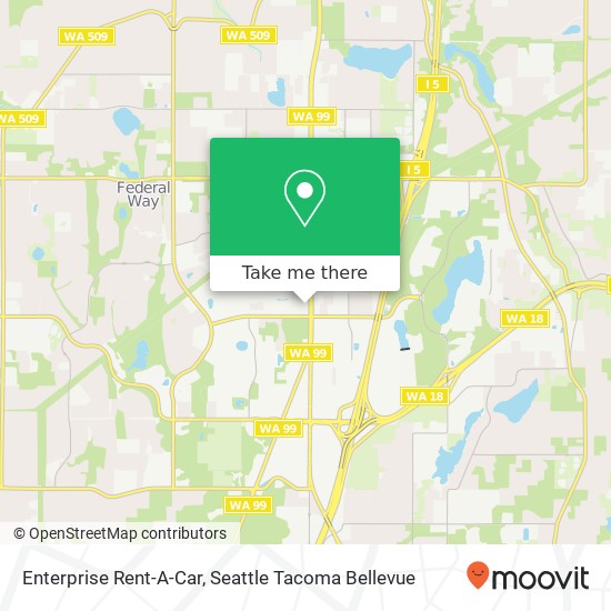 Enterprise Rent-A-Car map