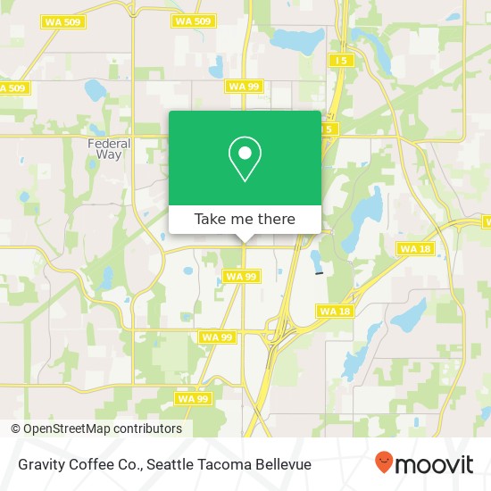 Mapa de Gravity Coffee Co.