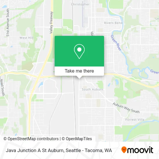 Mapa de Java Junction A St Auburn