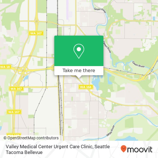 Mapa de Valley Medical Center Urgent Care Clinic