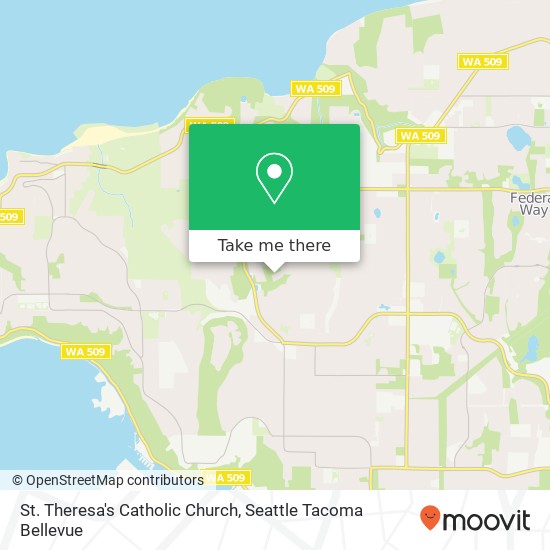 Mapa de St. Theresa's Catholic Church