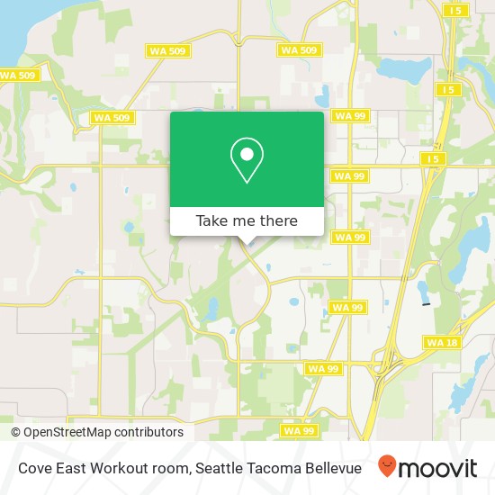 Mapa de Cove East Workout room