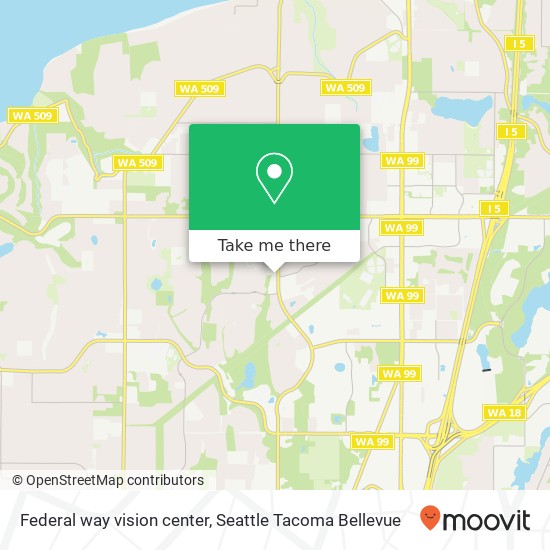 Federal way vision center map