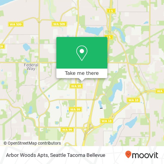 Arbor Woods Apts map