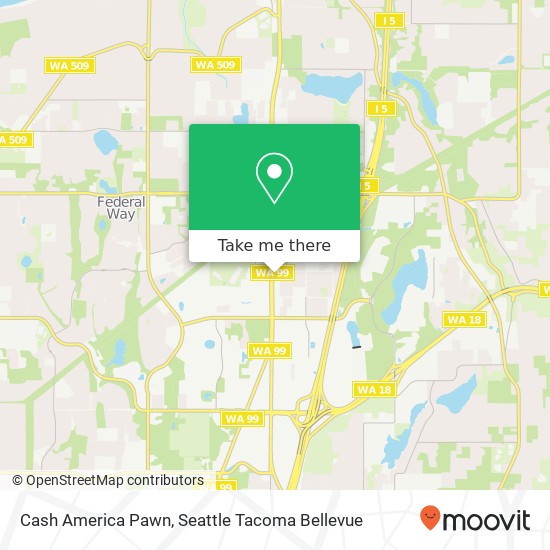 Cash America Pawn map