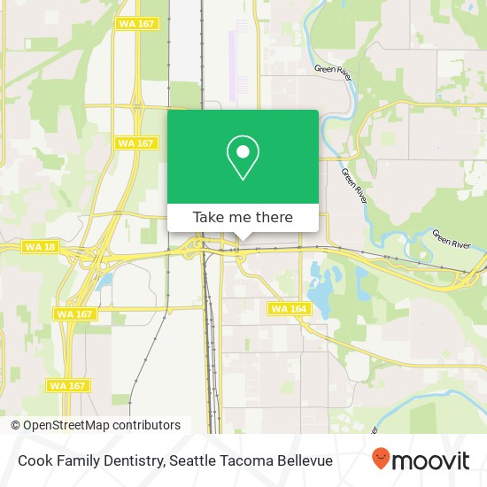 Cook Family Dentistry map