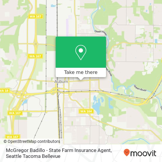 Mapa de McGregor Badillo - State Farm Insurance Agent