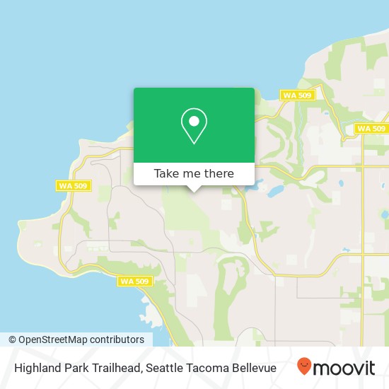 Mapa de Highland Park Trailhead