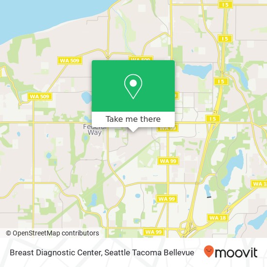 Breast Diagnostic Center map