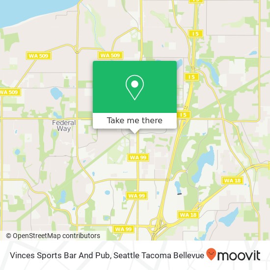 Vinces Sports Bar And Pub map