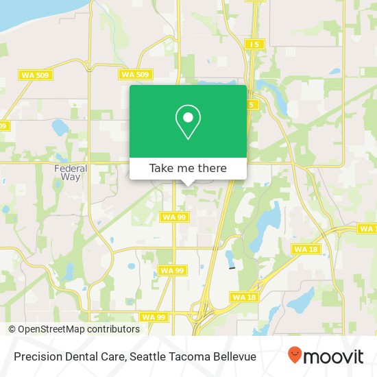 Precision Dental Care map