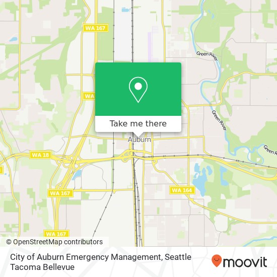 City of Auburn Emergency Management map