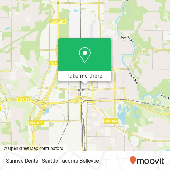 Sunrise Dental map