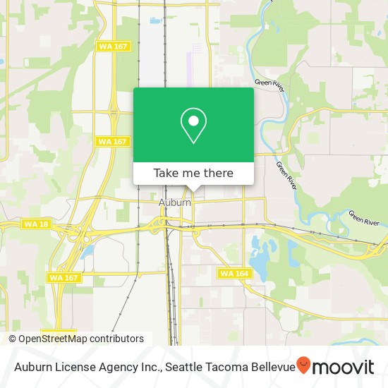 Auburn License Agency Inc. map