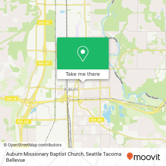 Mapa de Auburn Missionary Baptist Church