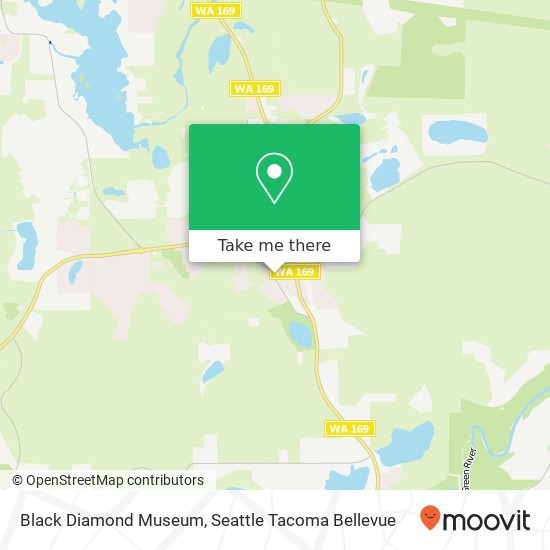 Black Diamond Museum map
