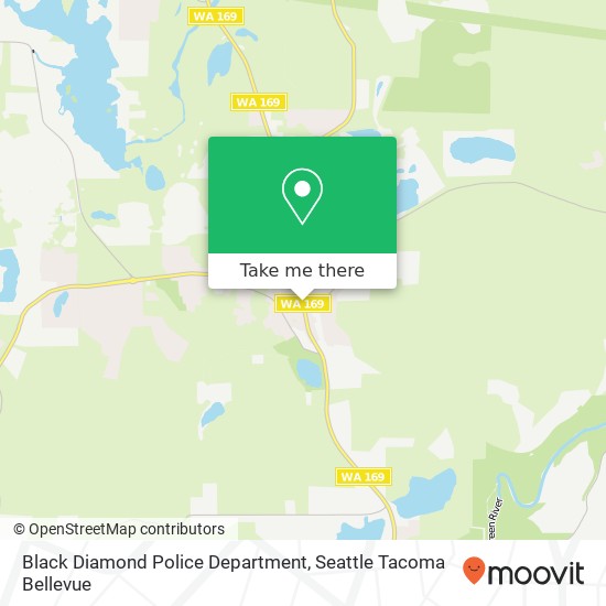 Black Diamond Police Department map