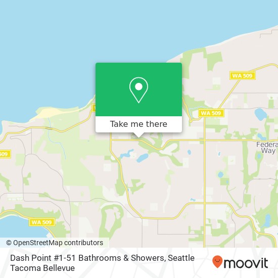 Mapa de Dash Point #1-51 Bathrooms & Showers