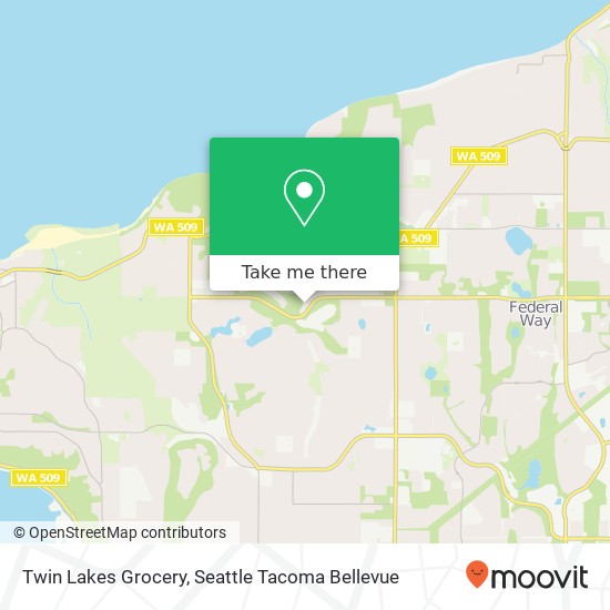 Mapa de Twin Lakes Grocery