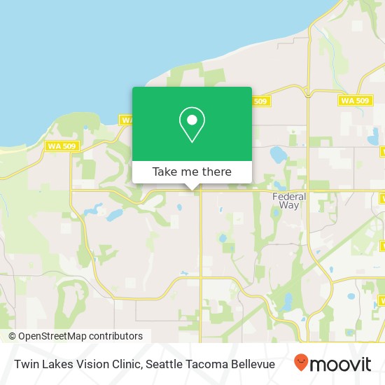 Mapa de Twin Lakes Vision Clinic