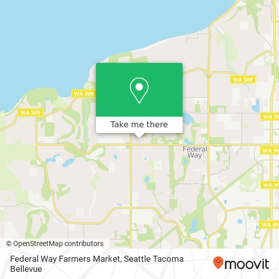 Federal Way Farmers Market map