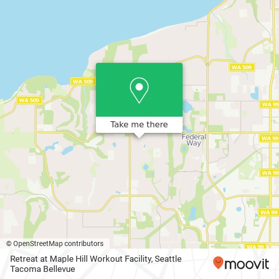 Mapa de Retreat at Maple Hill Workout Facility