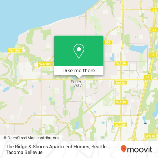 The Ridge & Shores Apartment Homes map