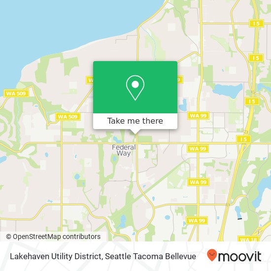 Lakehaven Utility District map