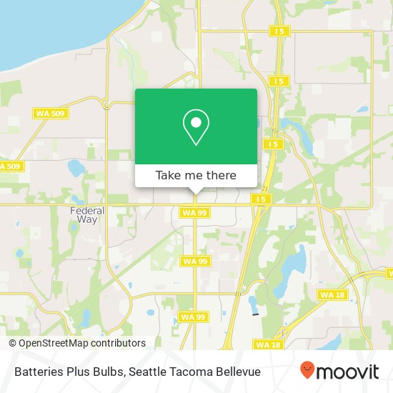 Batteries Plus Bulbs map