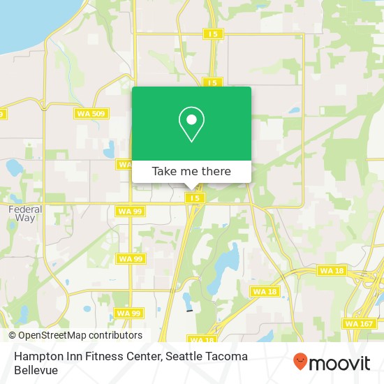 Hampton Inn Fitness Center map
