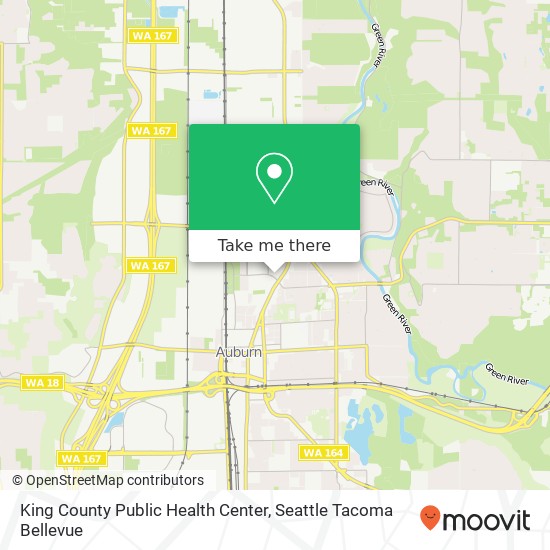 King County Public Health Center map