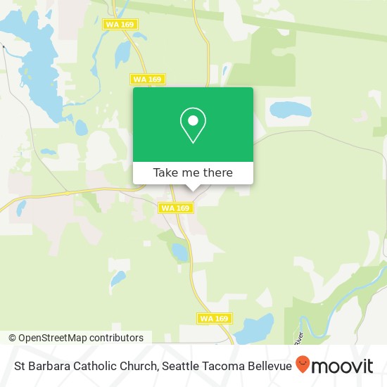 St Barbara Catholic Church map