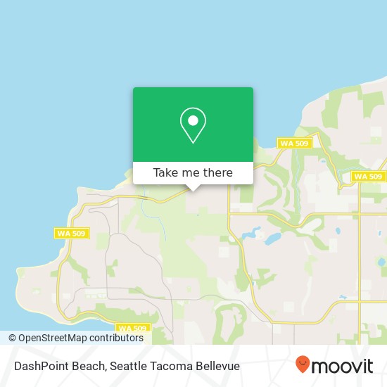Mapa de DashPoint Beach