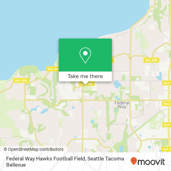Mapa de Federal Way Hawks Football Field