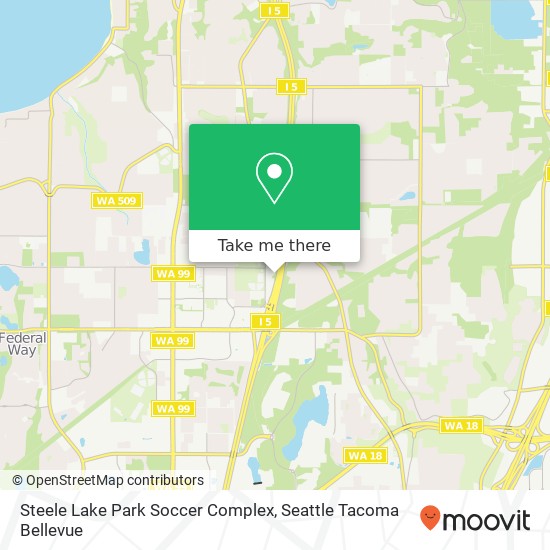 Mapa de Steele Lake Park Soccer Complex