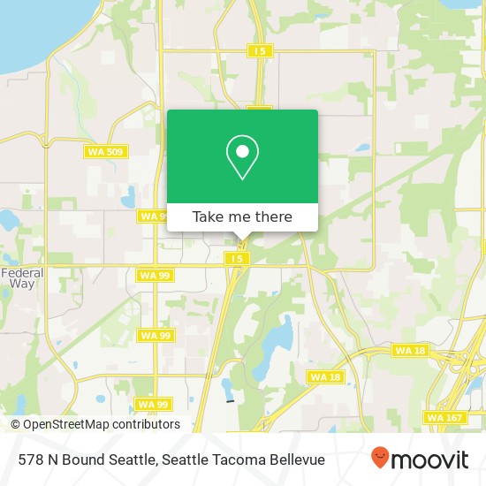 Mapa de 578 N Bound Seattle