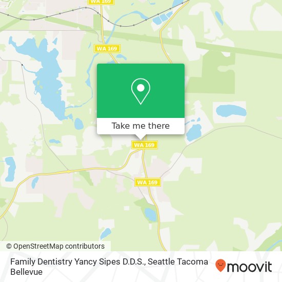 Family Dentistry Yancy Sipes D.D.S. map