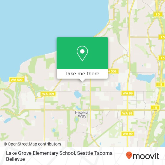 Lake Grove Elementary School map