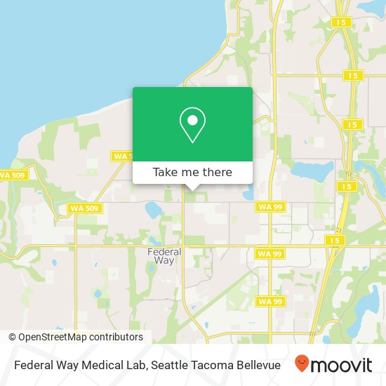 Mapa de Federal Way Medical Lab