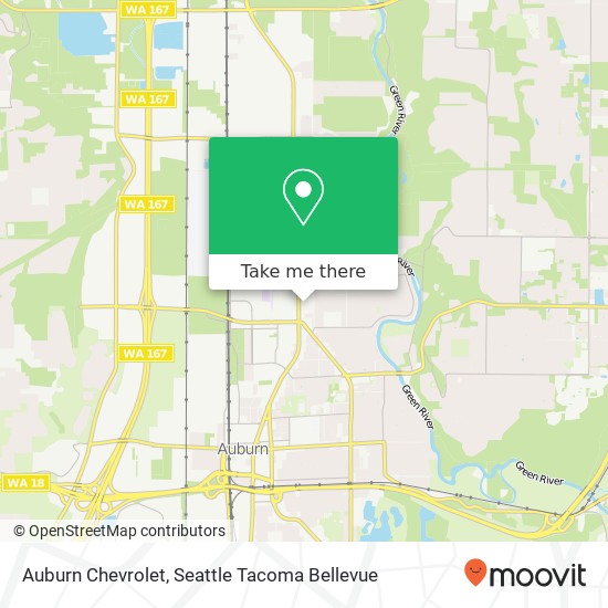 Auburn Chevrolet map