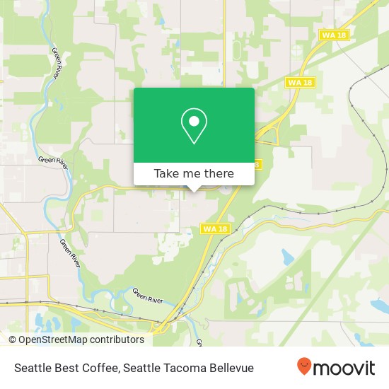 Seattle Best Coffee map