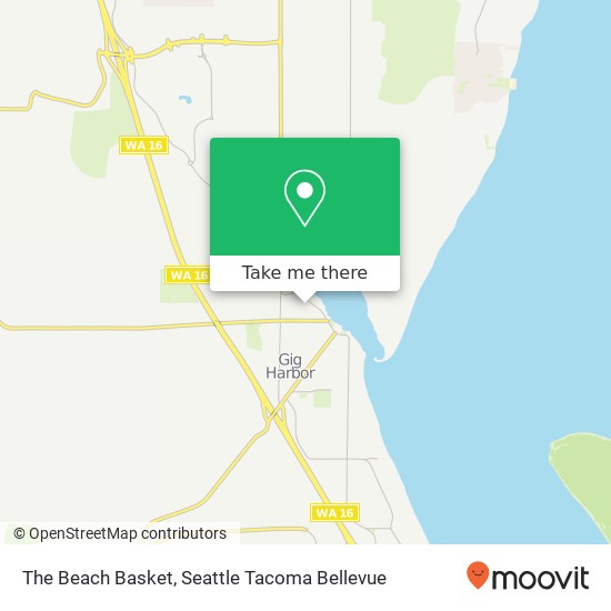 The Beach Basket map