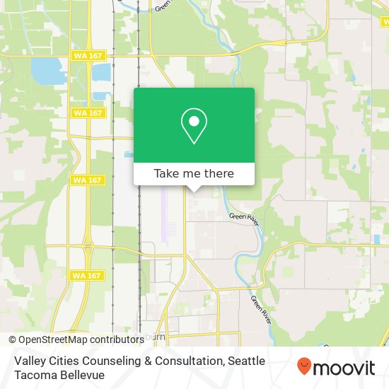 Valley Cities Counseling & Consultation map