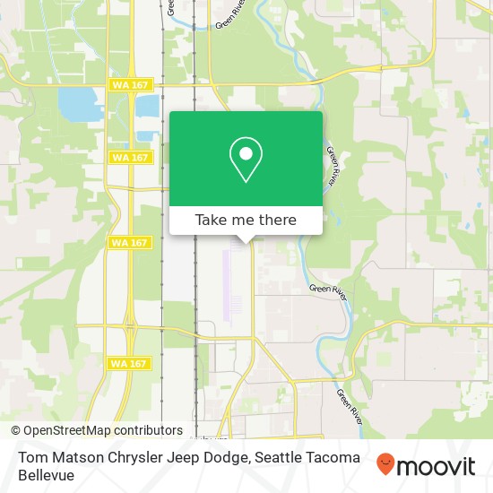 Tom Matson Chrysler Jeep Dodge map